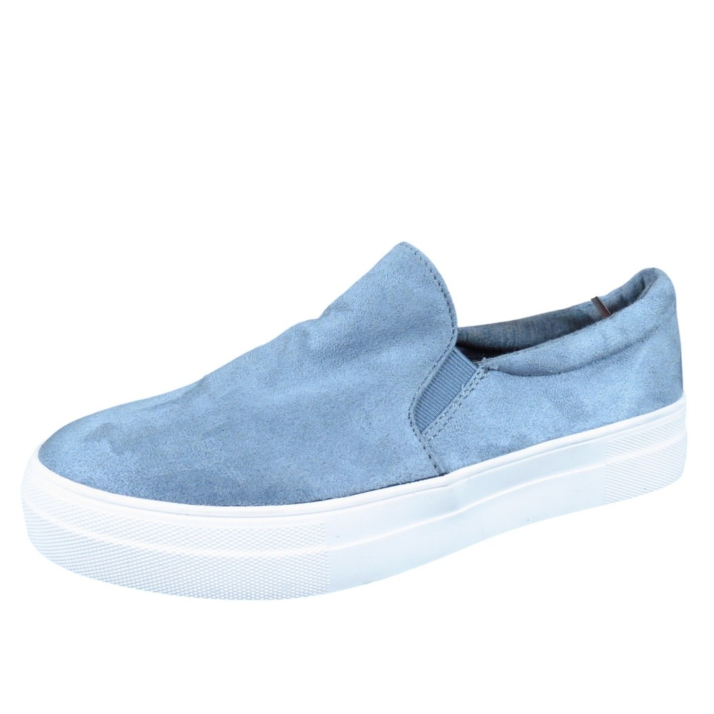 Soda‎ Women Casual Slip On Sneaker Sz 8 Everyday Walking Blue Synthetic Platform